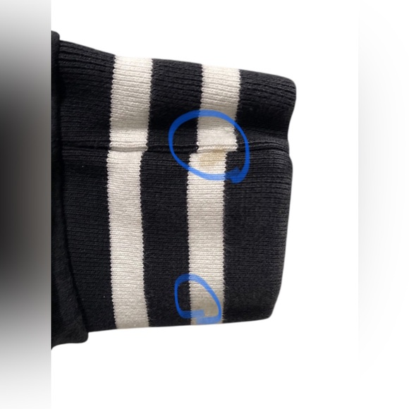 American Rag Black & White Varsity Style Jacket Large - Picture 5 of 6